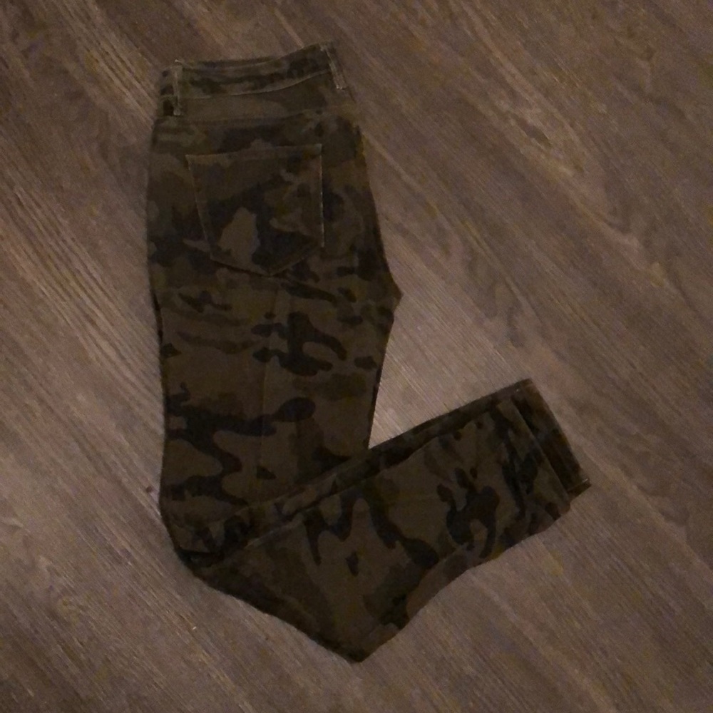 Camo denim